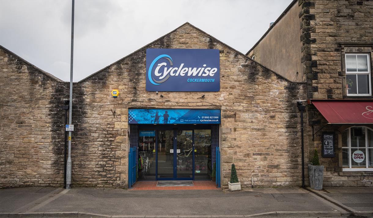 Exterior at Cyclewise in Cockermouth, Cumbria