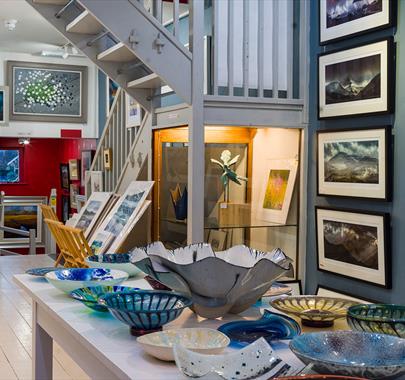 Exhibition Space at Northern Lights Gallery in Keswick, Lake District
