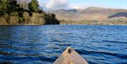 Kayaking on Derwentwater from Derwentwater Marina in Keswick, Lake District