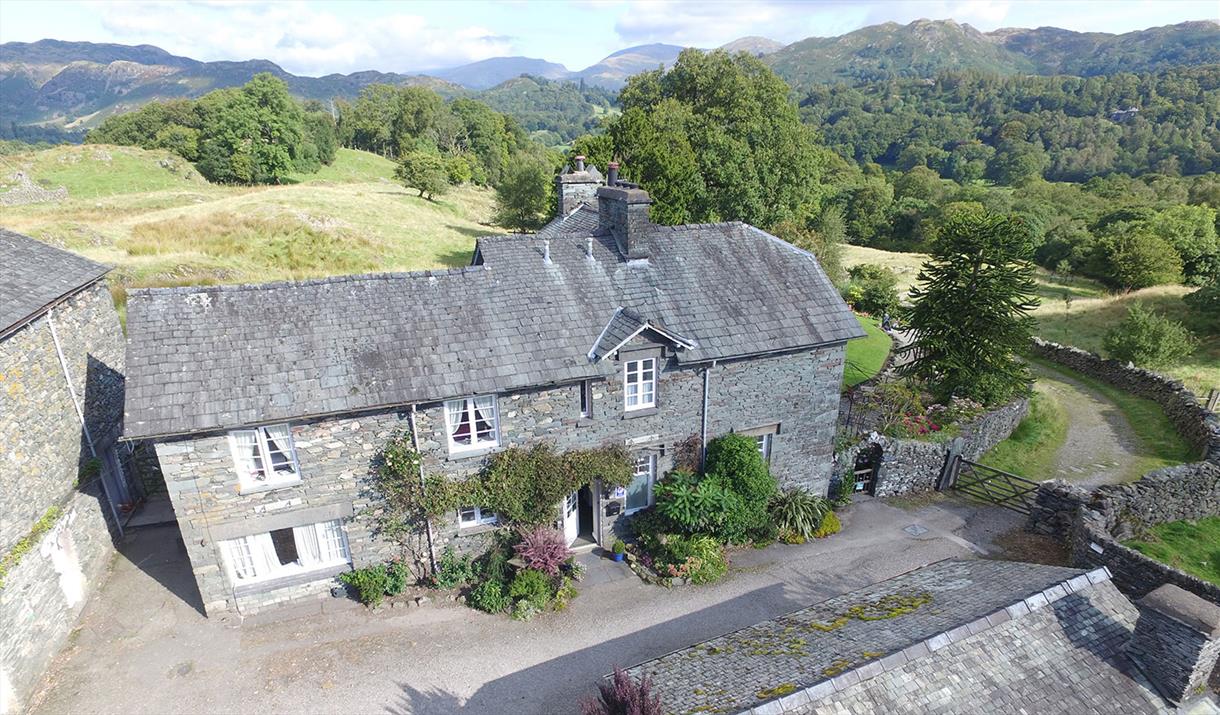 Exterior and Drive at Elterwater Park Country Guest House in Ambleside, Lake District