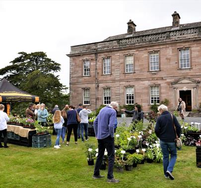Dalemain Plant Fair at Dalemain Mansion & Historic Gardens in Penrith, Cumbria