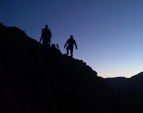 Dark Sky Mountain Walk with Path to Adventure