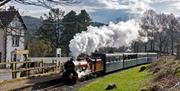 Historic Steam Engine on Ravenglass & Eskdale Railway, Lake District