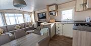 Kitchens and Lounges in Caravans at Stanwix Park Holiday Centre in Silloth, Cumbria