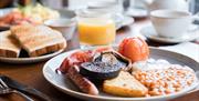 Breakfast at The Crown Inn at Pooley Bridge in Ullswater, Lake District
