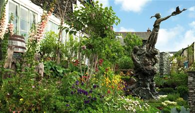 Search for Peter Rabbit in the gardens at The World of Beatrix Potter in Bowness-on-Windermere, Lake District
