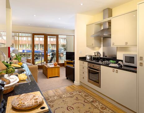 Self-Catered Kitchen at Tewitfield Marina in Carnforth, Lancashire