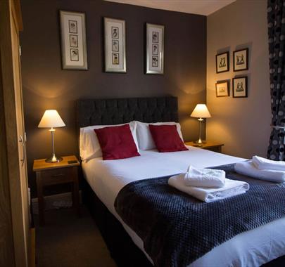 Double Bedroom at The Eagle and Child Inn in Staveley, Lake District