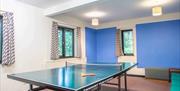 Table Tennis at Brathay Trust in Ambleside, Lake District