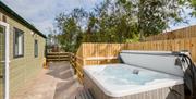 Hot Tubs at Flusco Wood Holiday Lodges in Cumbria