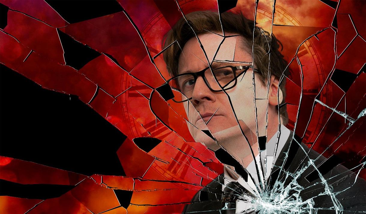 Poster for Ed Byrne: Tragedy Plus Time at Beggar's Theatre in Millom, Cumbria