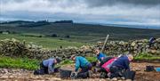 Excavations taking place at Milecastle - Roman Army Museum