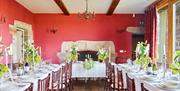 Dining Room and Wedding Breakfasts at Blencowe Hall near Greystoke, Cumbria