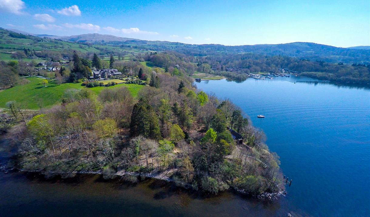Views over Windermere from Cragwood Country House Hotel in Ecclerigg, Lake District