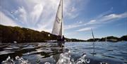 Sailing at Fell Foot in Newby Bridge, Lake District