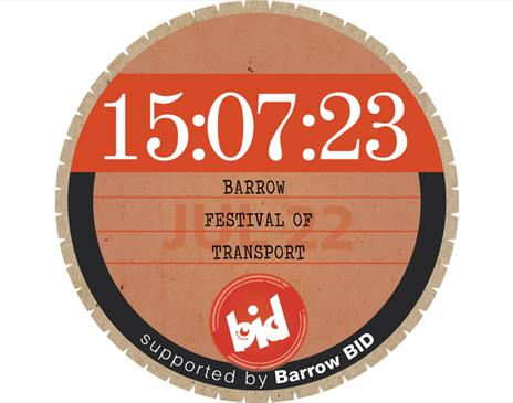 Poster for Festival of Transport in Barrow-in-Furness, Cumbria