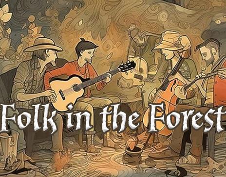 Poster for Folk in the Forest in Whinlatter Forest in the Lake District, Cumbria