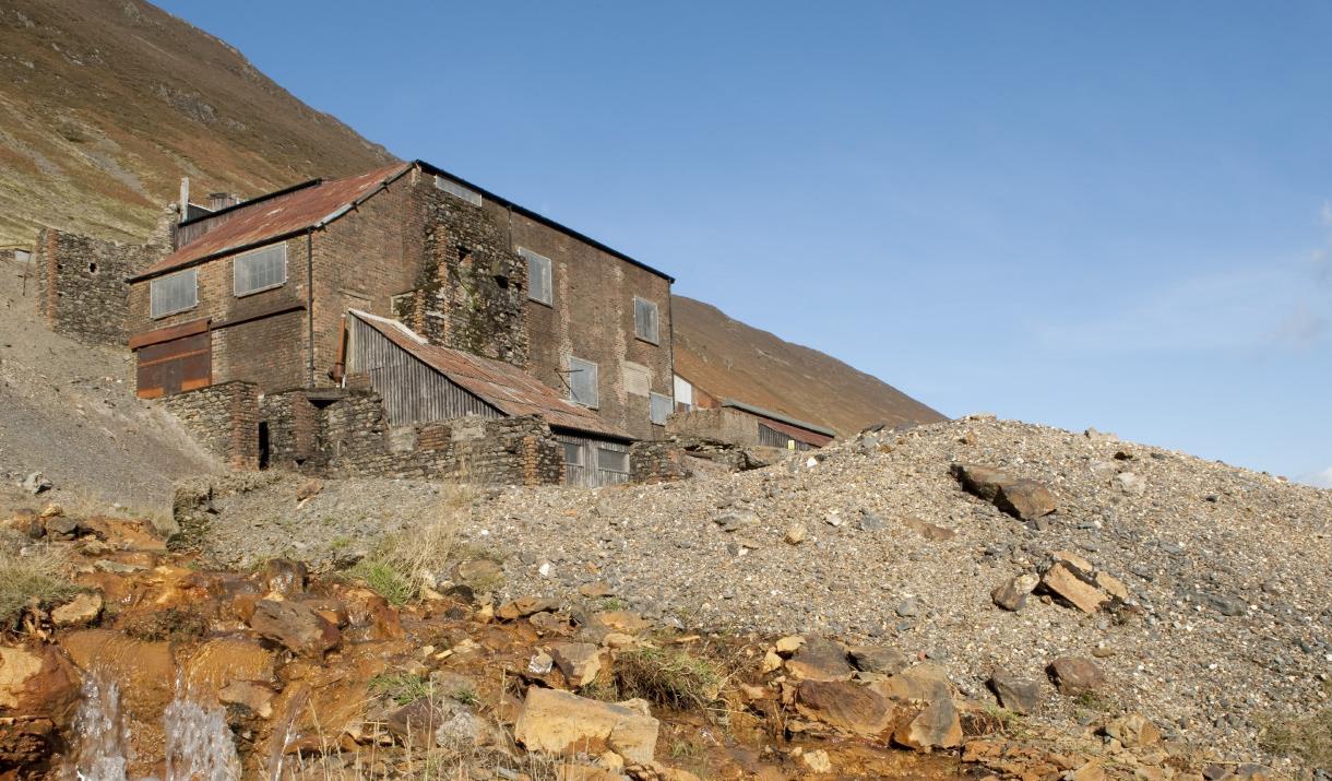 Force Crag Mine in Braithwaite, Lake District