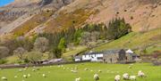 Exterior and Stunning Views from Fornside Farm Cottages in St Johns-in-the-Vale, Lake District