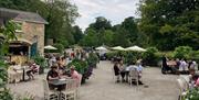 The Courtyard Cafe at Holker Hall and Gardens near Grange-over-Sands, Cumbria