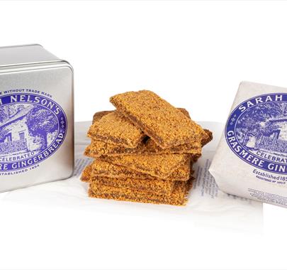 Packets and Tins of Grasmere Gingerbread at Grasmere Gingerbread in Grasmere, Lake District