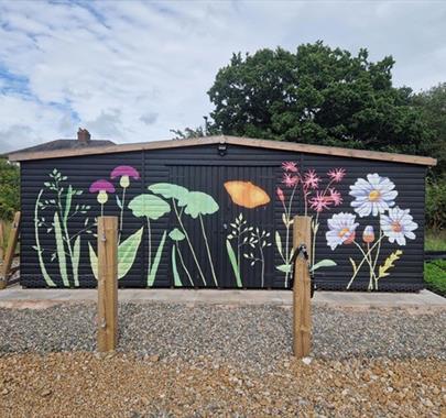 Gosling Sike Garden Art  at Cumbria Wildlife Trust in Carlisle, Cumbria