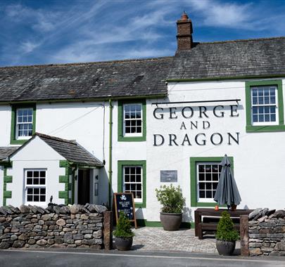Exterior and Entrance at George and Dragon in Clifton, Cumbria