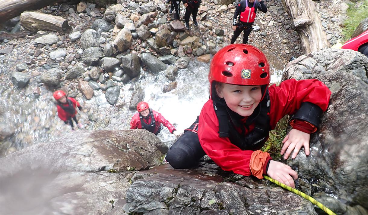 Ghyll Scrambling - Gorge Walking - Canyoning in Langdale with Adventure North West