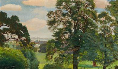 Photo from the Gilbert Spencer Exhibition at Abbott Hall in Kendal, Cumbria