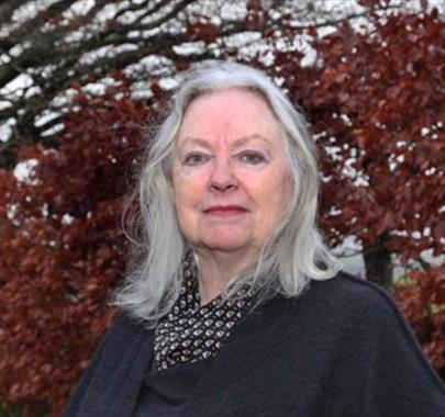 Photo of Gillian Clarke for a Talk at Wordsworth Grasmere in the Lake District, Cumbria