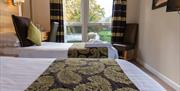 Twin Bedroom at Glaramara Hotel in Seatoller, Lake District