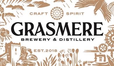 Grasmere Brewery & Distillery Logo, Located in Grasmere, Lake District