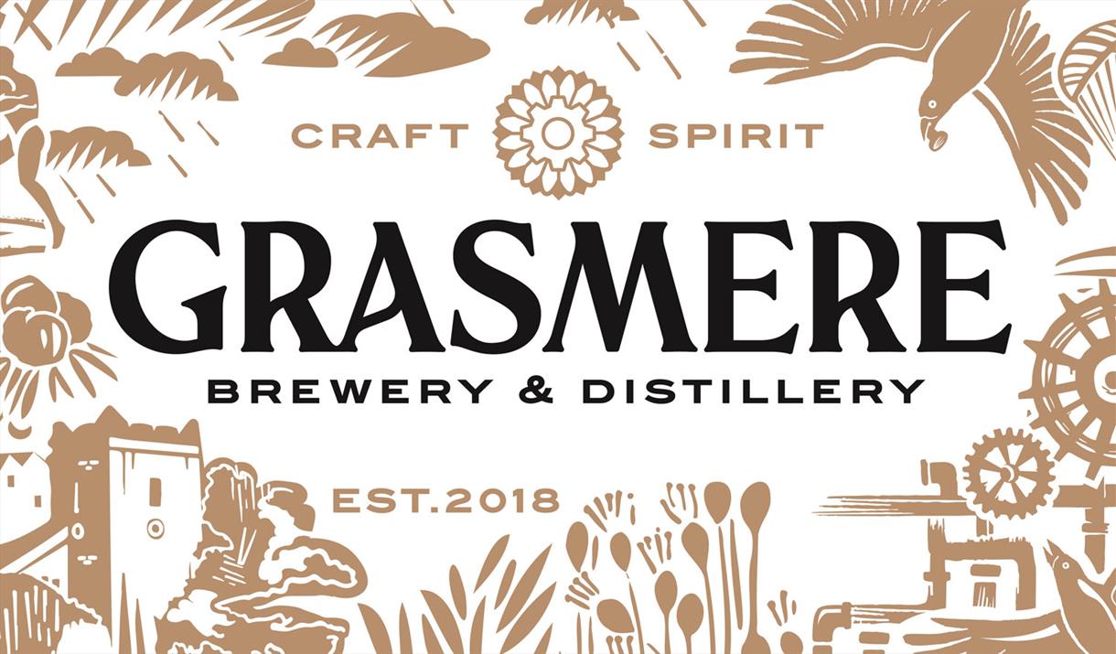 Grasmere Brewery & Distillery Logo, Located in Grasmere, Lake District