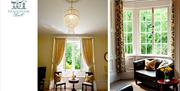 The Yellow Room and The Green Room at Heads Nook Hall in Brampton, Cumbria