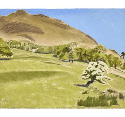Drawing from the Cumberland Drawings Exhibition at Heaton Cooper Studio in Grasmere, Lake District