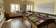 Exhibition Space at Hawkshead Grammar School Museum in the Lake District, Cumbria