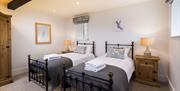 Twin Bedroom at Highgate on the Hutton John Estate in the Lake District, Cumbria