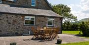 Outdoor Seating at Home Farm House in Hutton, Lake District