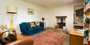 Lounge at Lacet Cottage on the Hutton John Estate in the Lake District, Cumbria