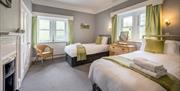 Twin Bedroom at Hassness Country House in Buttermere, Lake District