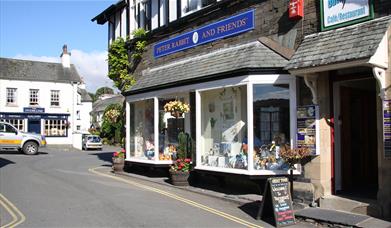 Peter Rabbit & Friends Storefront in Hawkshead, Lake District