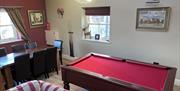 Interior Recreational Space at Helm Mount Lodge in Barrows Green, Cumbria