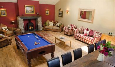 Interior Recreational Space at Helm Mount Lodge in Barrows Green, Cumbria