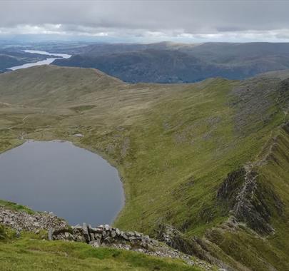 Helvellyn via Striding Edge, Guided Scramble with More Than Mountains in the Lake District, Cumbria