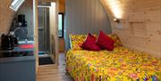 Main Living Area of Lakeland Glamping Pods from Herdwick Cottages in the Lake District, Cumbria