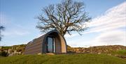 Exterior of Lakeland Glamping Pods from Herdwick Cottages in the Lake District, Cumbria