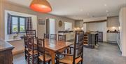 Kitchen and Dining Table at Lower Carhullan from Herdwick Cottages in the Lake District, Cumbria