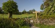 Grounds and walks near Hill Top, Beatrix Potter's House in Near Sawrey, Ambleside, Lake District
