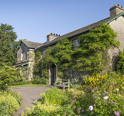 Exterior and Gardens at Hill Top, Beatrix Potter's House in Near Sawrey, Ambleside, Lake District