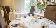 Dining Room at The Howbeck Guest House in Windermere, Lake District